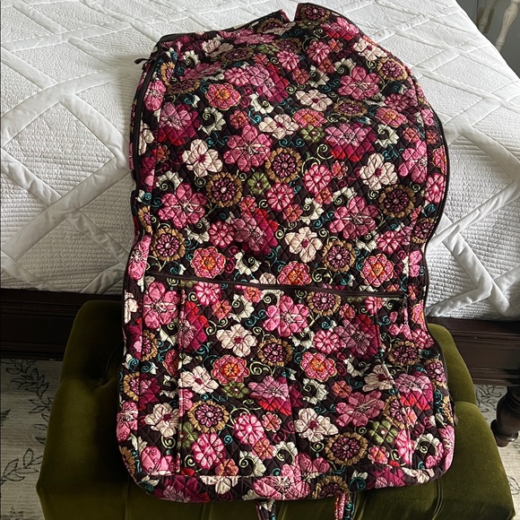 Vera Bradley Handbags - 💕Vera Bradley 💕Pink and Brown Floral Travel hang-up garment Bag!